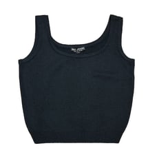 St. John Santana Knit Shell Black Size Large Tank Top Capsule