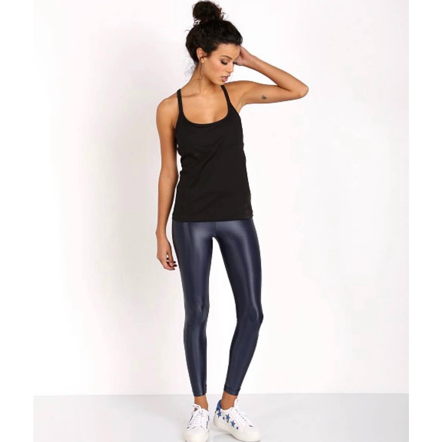Moral Lustrous Leggings in Midnight Navy