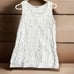 Cabi Bobbin Lace Crochet Tank Silky Soft Lining Size Small Women’s White