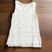 Cabi Bobbin Lace Crochet Tank Silky Soft Lining Size Small Women’s White