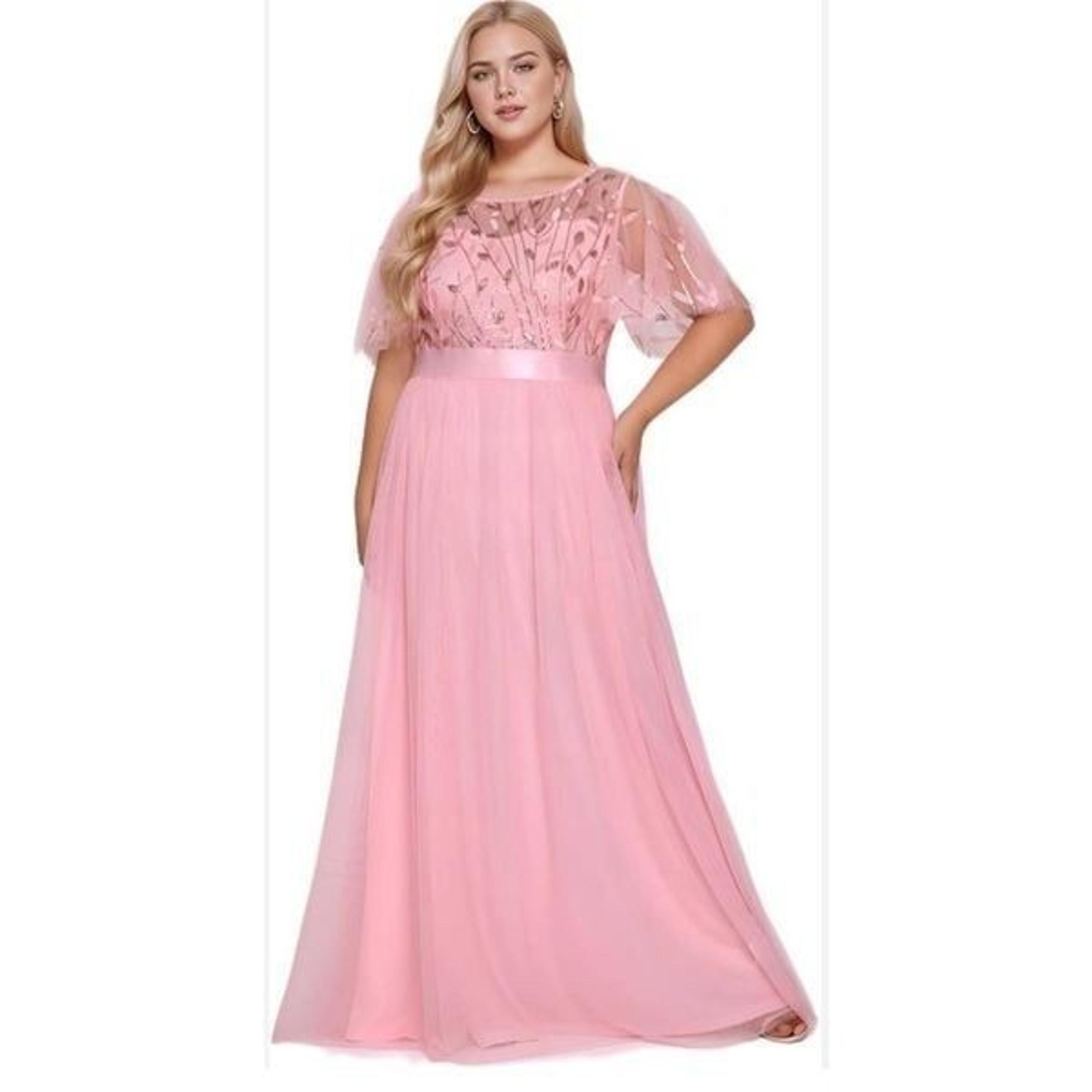 Ever Pretty Sequin Bodice Long Formal Evening Dresses sz 12