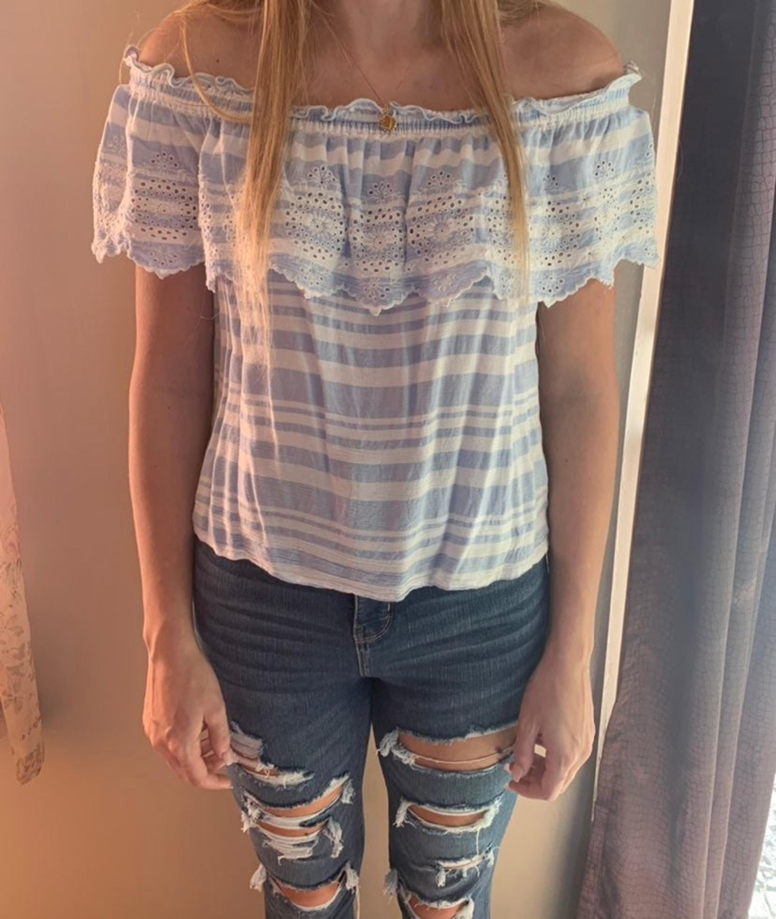off the shoulder american eagle top