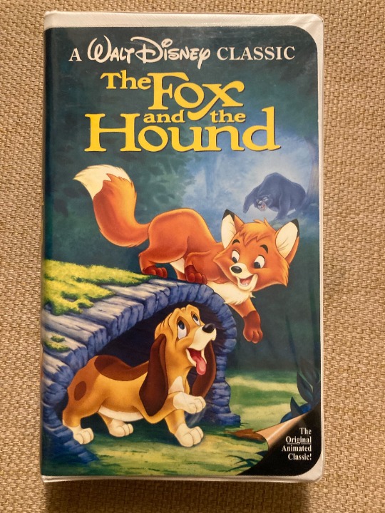 he Fox and the Hound - VHS 1994 - Black Diamond - White Clamshell Disney #2041