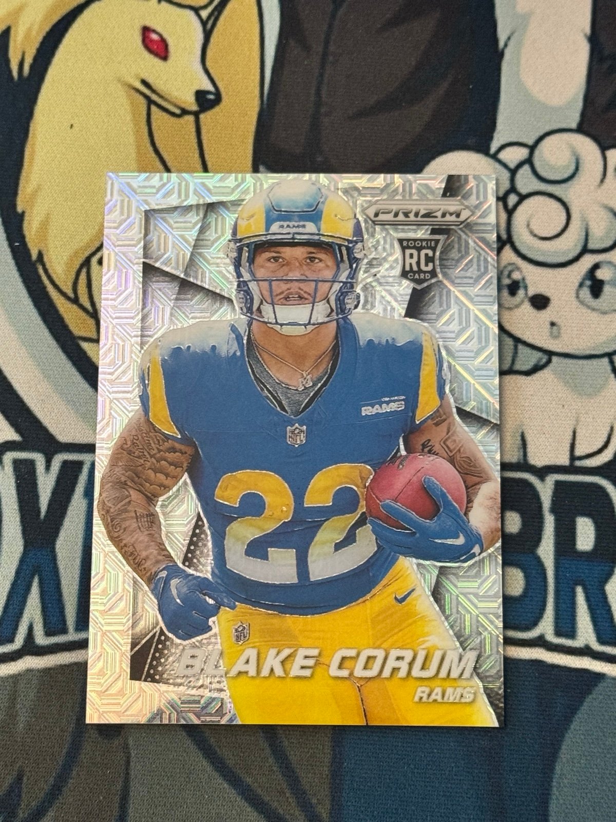 Blake Corum /25 Rookie Mojo Los Angeles Rams Prizm NFL Panini One-Touch Included