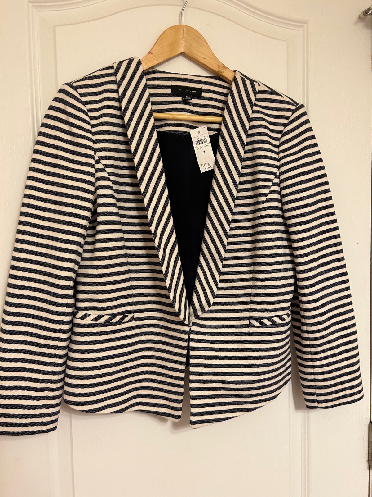 Anne Taylor Striped Blazer