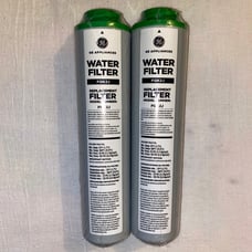 GE Appliances FQK2J Under Sink Water Filter Replacement, 2PK