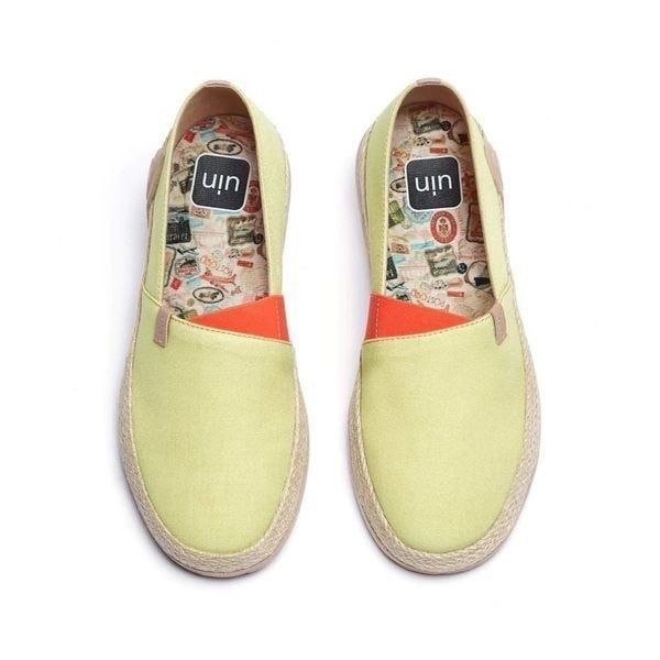 UIN Women's Espadrilles Walking Casual Shoes (Marbella Pale Green)No Box