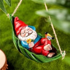 Funny Garden Gnomes Decorations for Yard Hanging Gnomes Statues Garden