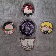 Demon Slayer w/ Wisteria | 5-pack Pins