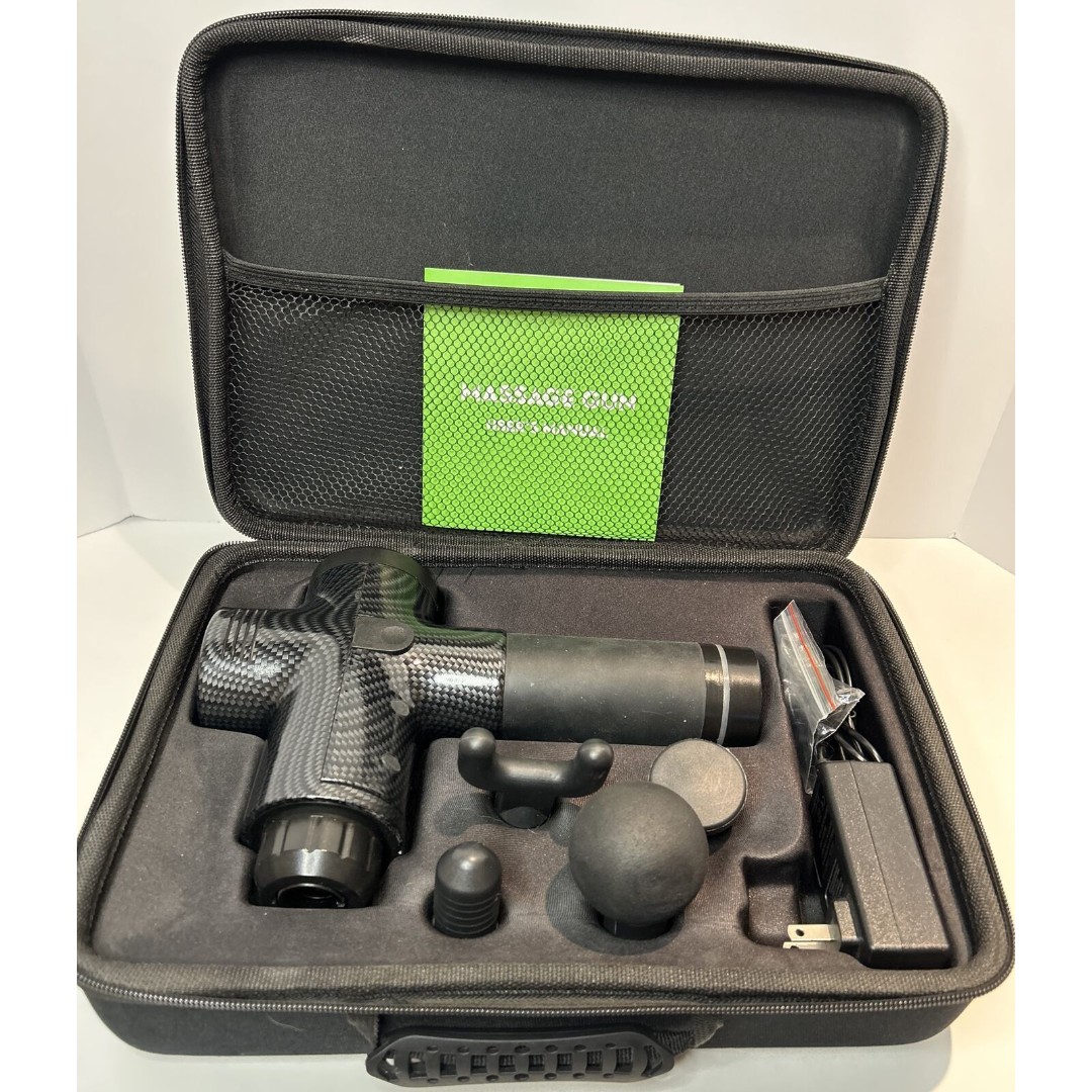 Relax and Recover with our Massage Gun 4 Interchangeable Massage Heads