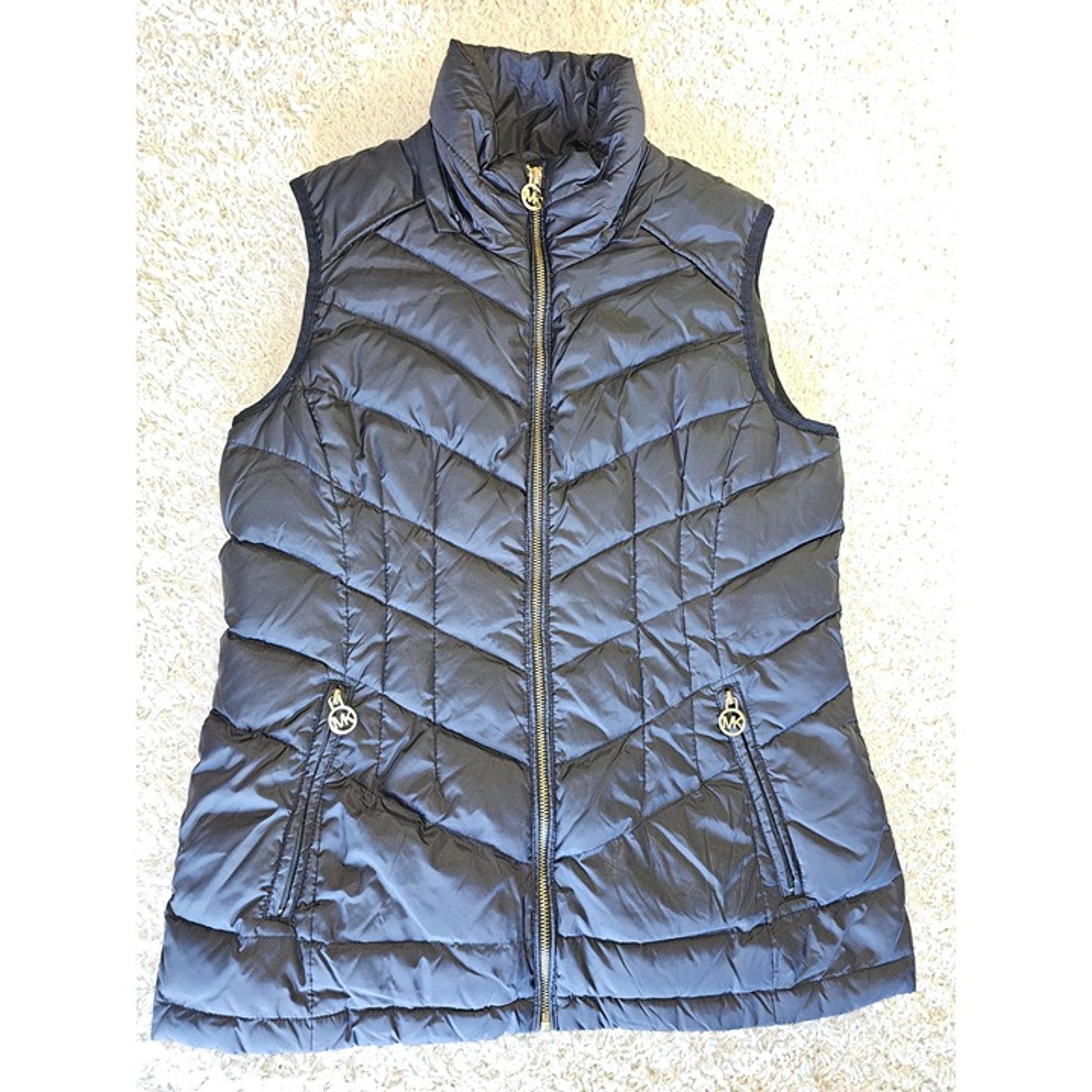 Michael Kors Black Women's Puffer Vest, Size S