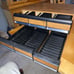2 Cassette Tape Faux Wood Storage Cases