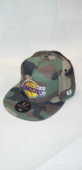 LAKERS CAMO SNAPBACK HAT FREE SHIPPING