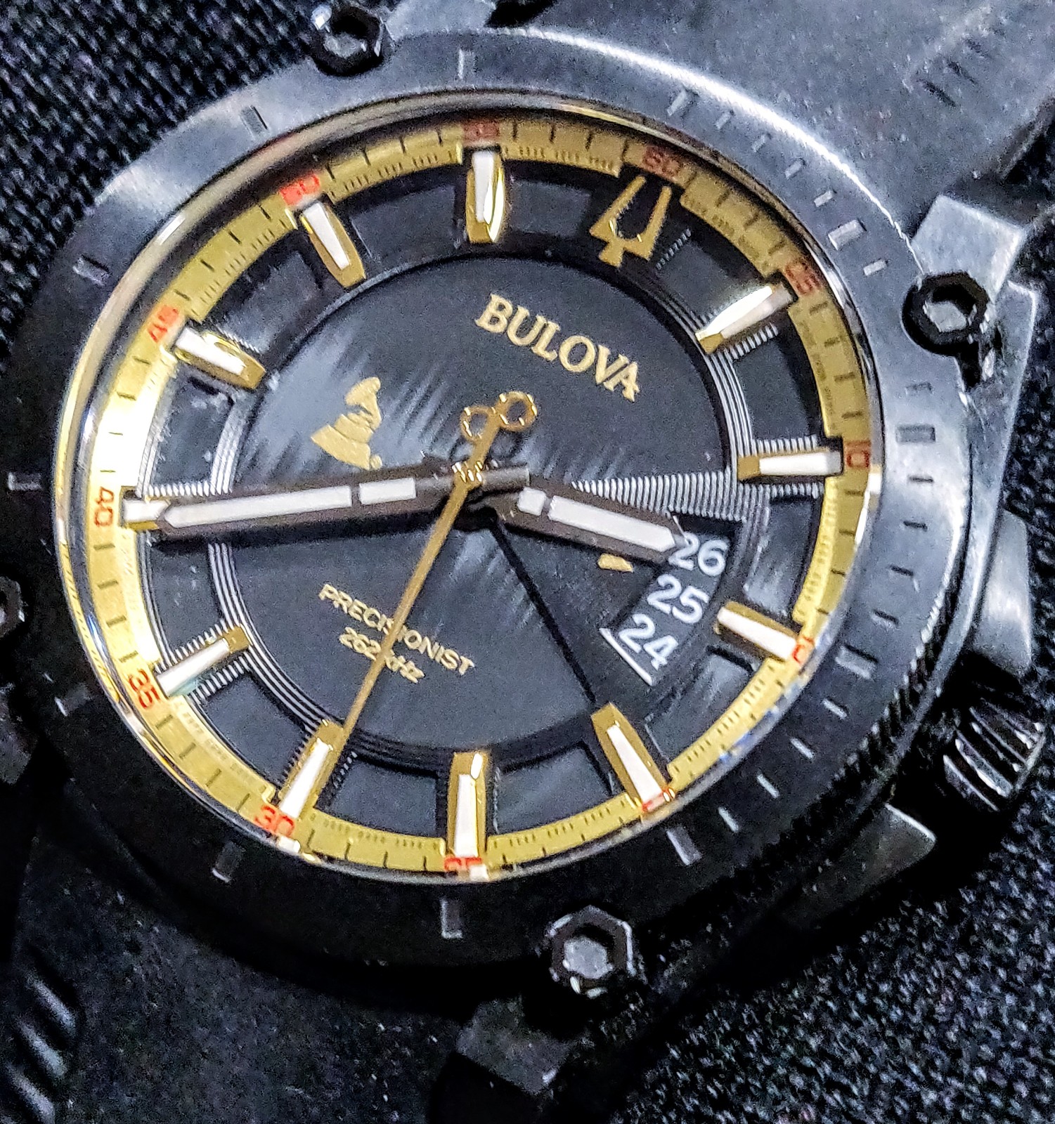 Men's WatchBulova 98B294 Special Grammy Edition Men's High Frequency Watch