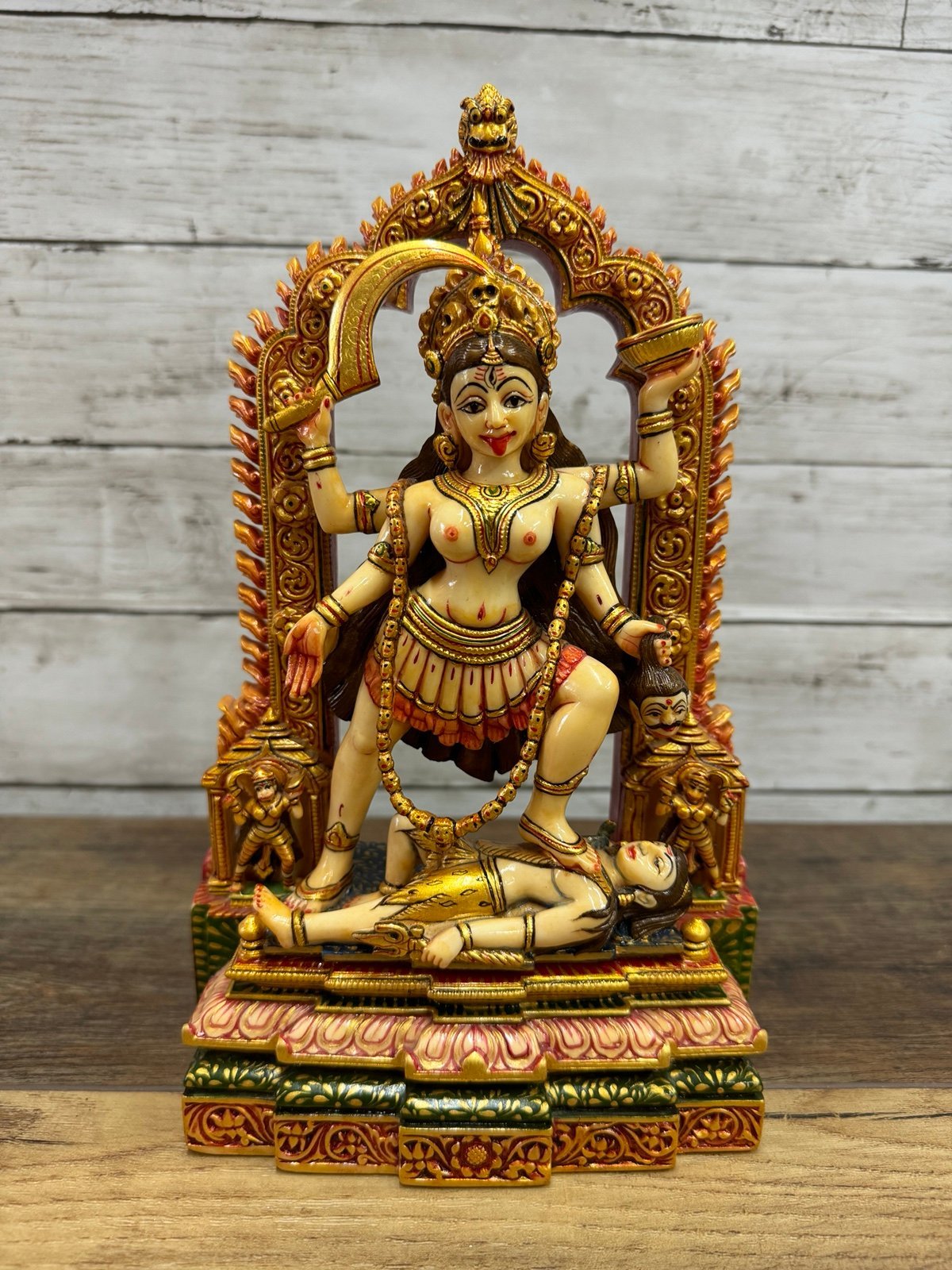 Goddess Kali Maa Kalika idol statue MahaKali sculpture idol Durga Dasmahavidyas