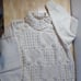 Vintage Heirloom Handknits 3D Hearts Fishermen Wool Turtle Neck Sweater