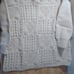 Vintage Heirloom Handknits 3D Hearts Fishermen Wool Turtle Neck Sweater