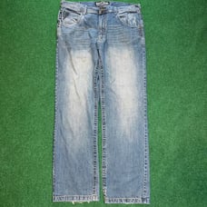 Y2K baggy Enyce jeans pants ghetto bedazzled sean combs p diddy size 36x34 south