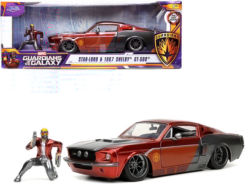 1967 Ford Mustang Shelby GT-500 Red Metallic and Gray Metallic with Star-Lord Di