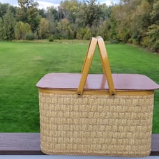 Vintage Redmon Picnic Basket