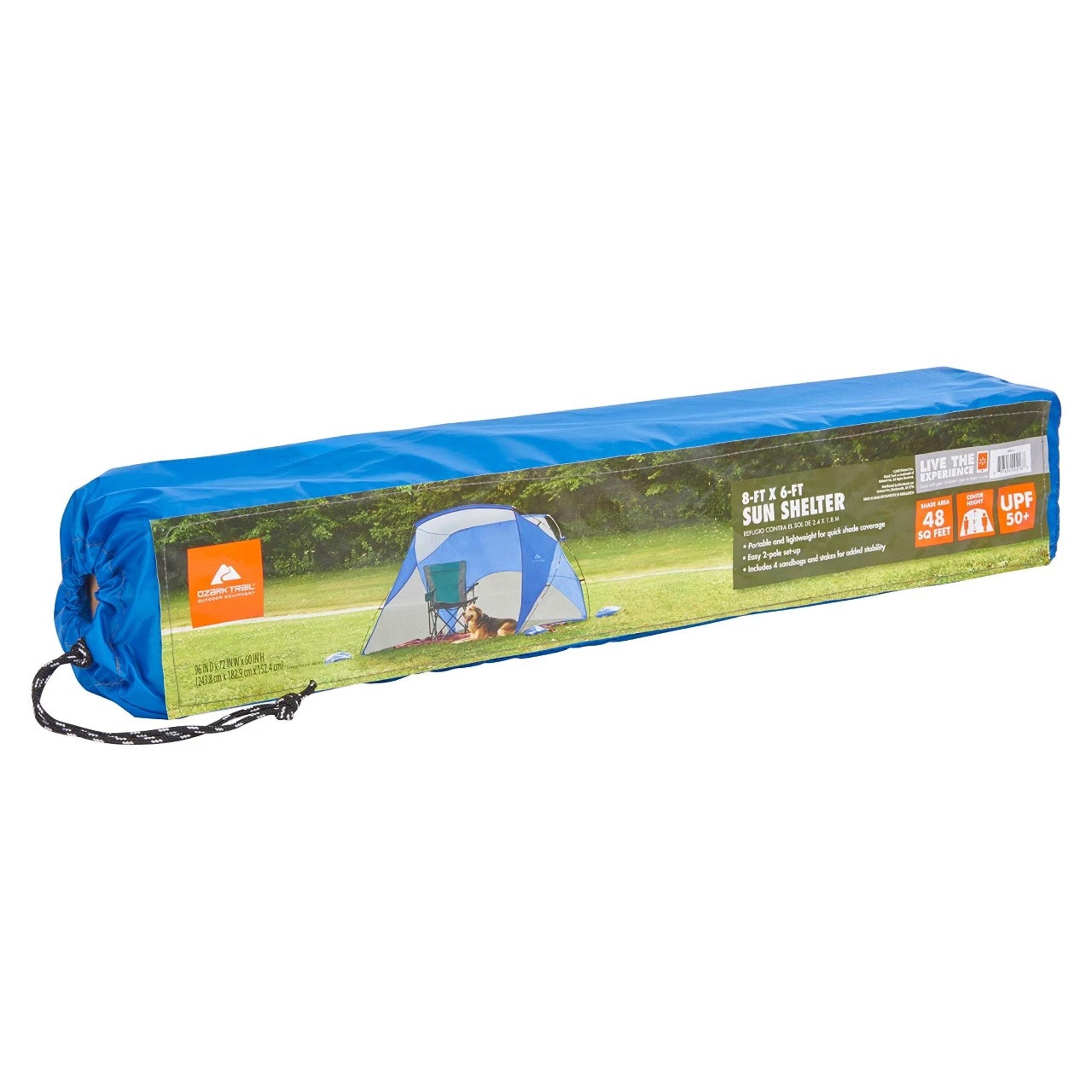 New Exxel Outdoors Ozark Trail Sun Shelter