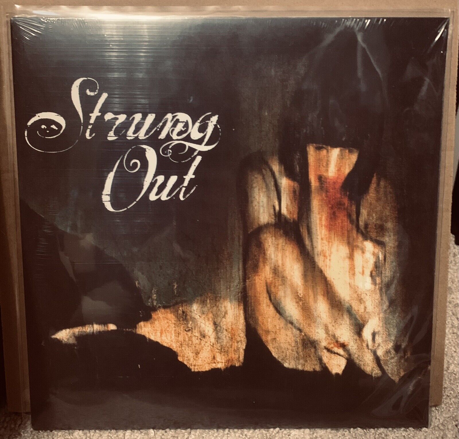 Strung Out Exile In Oblivion Black & Yellow Split Color Vinyl Fat Wreck Punk LP