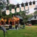 Solar Meteor String Lights Stream Lights 8 modes Dual Battery Panel 48ft 15 LEDs