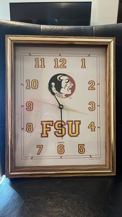 FSU QUARTZ CLOCK world clock