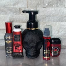 Bath & Body Works Vampire Blood Skull Hand Soap Room Spray Hand Cream Pocketbac