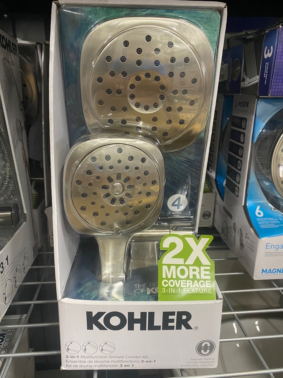 Kohler Adjuste 3-in-1 Multifunction Showerhead with Horse