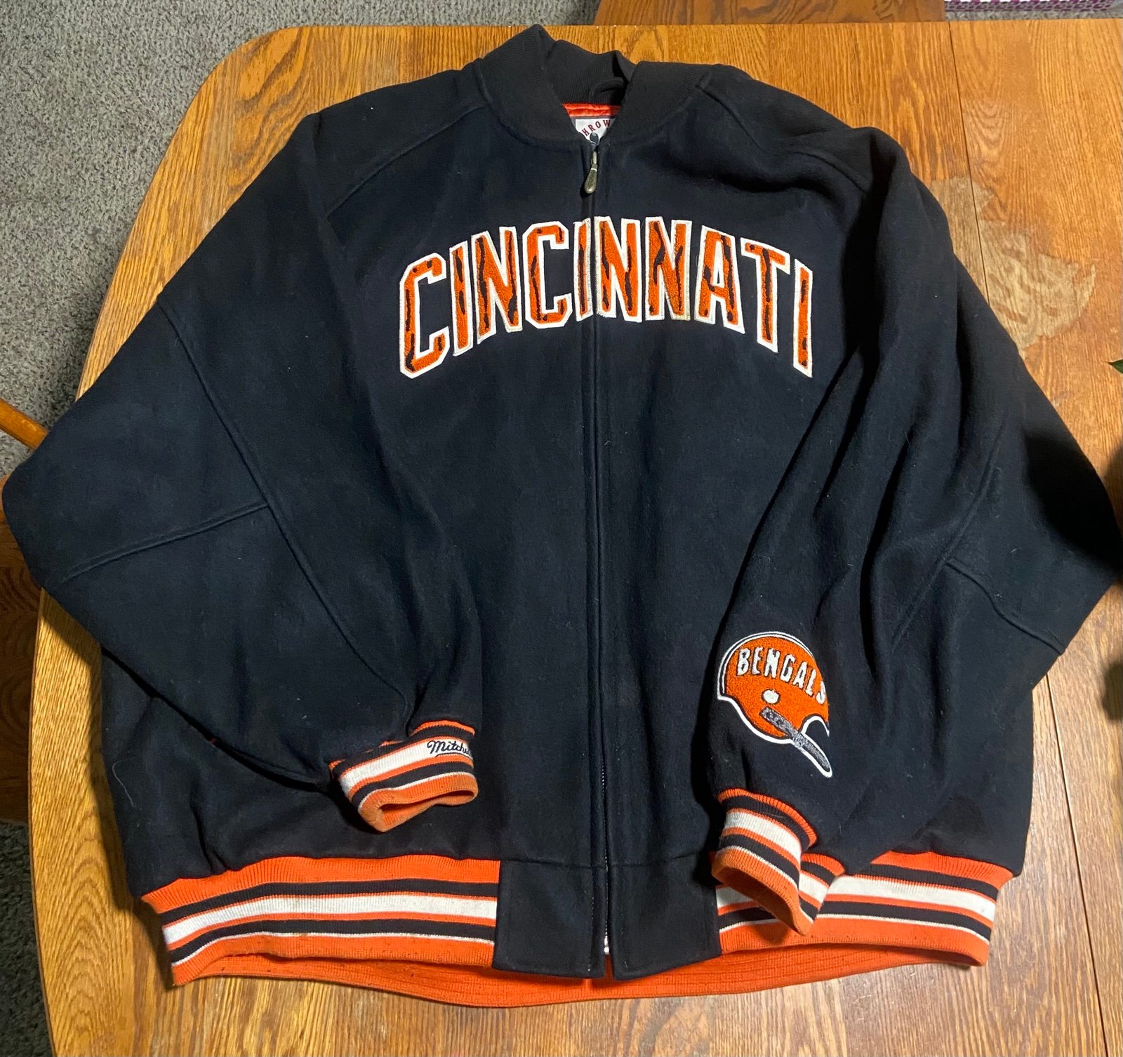 VINTAGE 2005 Cincinnati Bengals Varsity Jacket