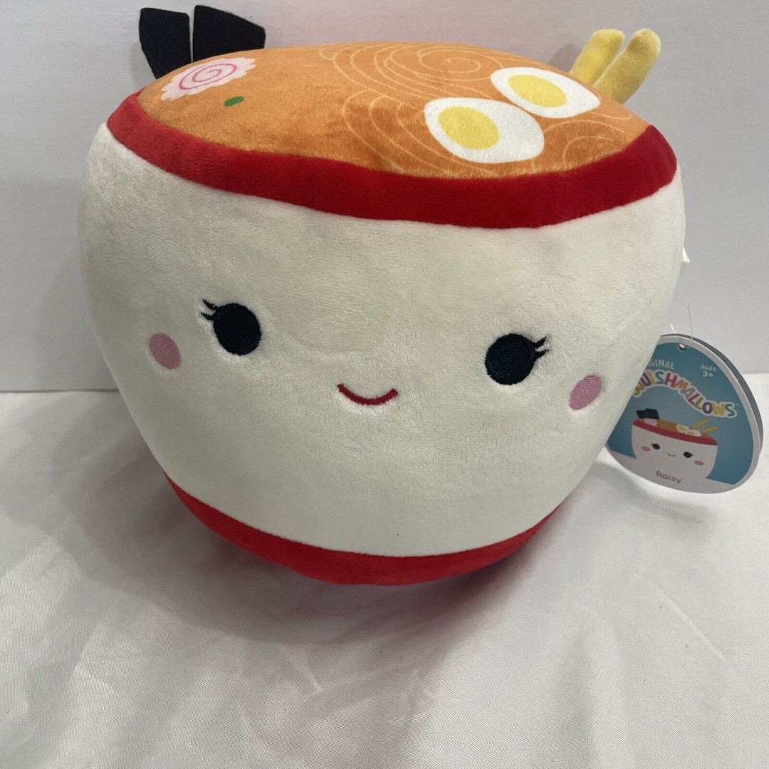Kellytoy Squishmallows Raisy The Ramen 7INCH *NEW**NEW**NEW* Series 34