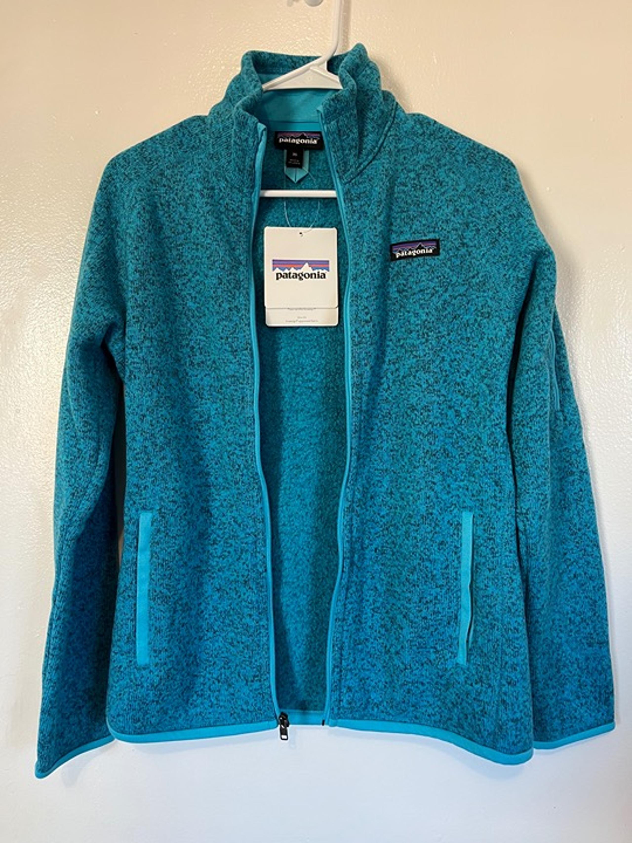 Patagonia Women's Ultramarine Blue Better Sweater Full Zip Jacket Size