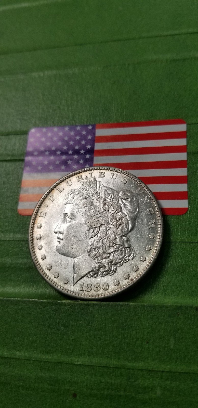 1880-O MORGAN SILVER DOLLAR