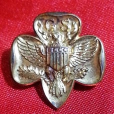 1940's Girl Scouts of America Membership Pin Vintage Collectible