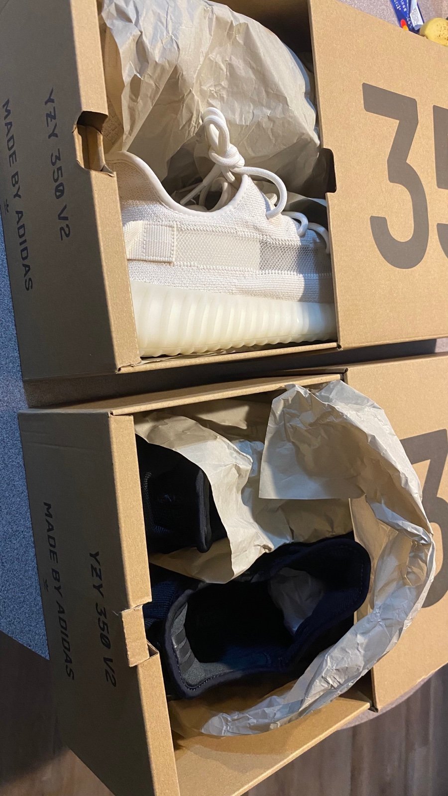 Brand New Yeezy 350 V2 Onyx & Bone Men’s Size 11