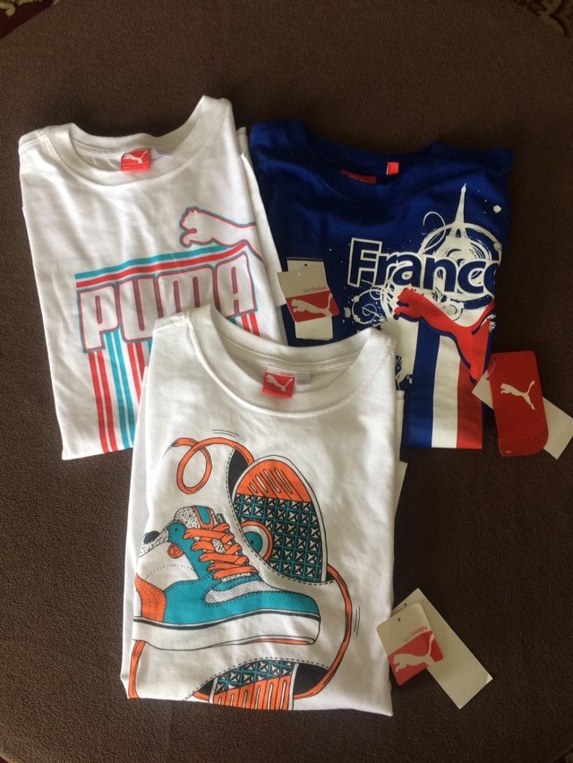 PUMA junior boys t-shirts set of 3