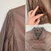 BCBMaxAzria Military Style Leather Jacket With Plaid Trim Size Medium
