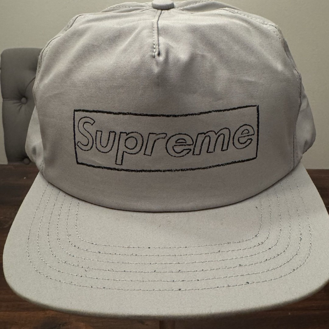 Supreme x KAWS Chalk Logo 5-Panel Hat
