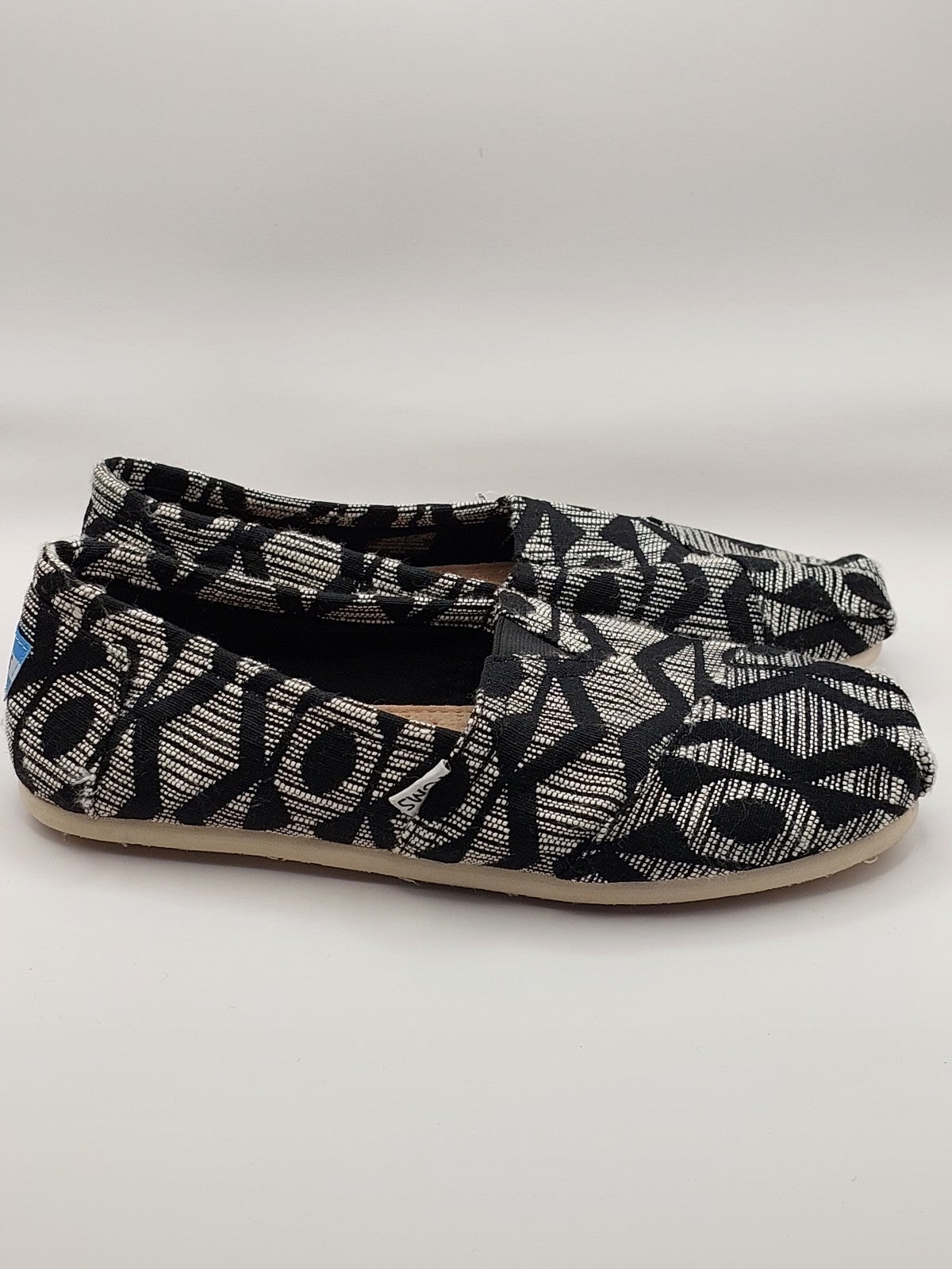 Toms Mens Size 8.5 Wool Fabric