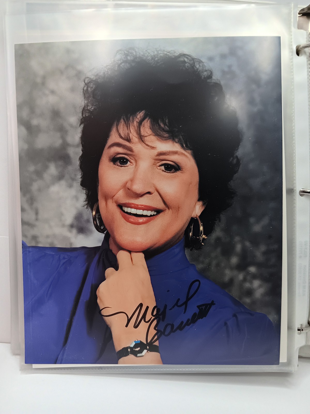 Star Trek MAJEL BARRETT Aka Lwaxana Troi 8 X 10 Signed Photo