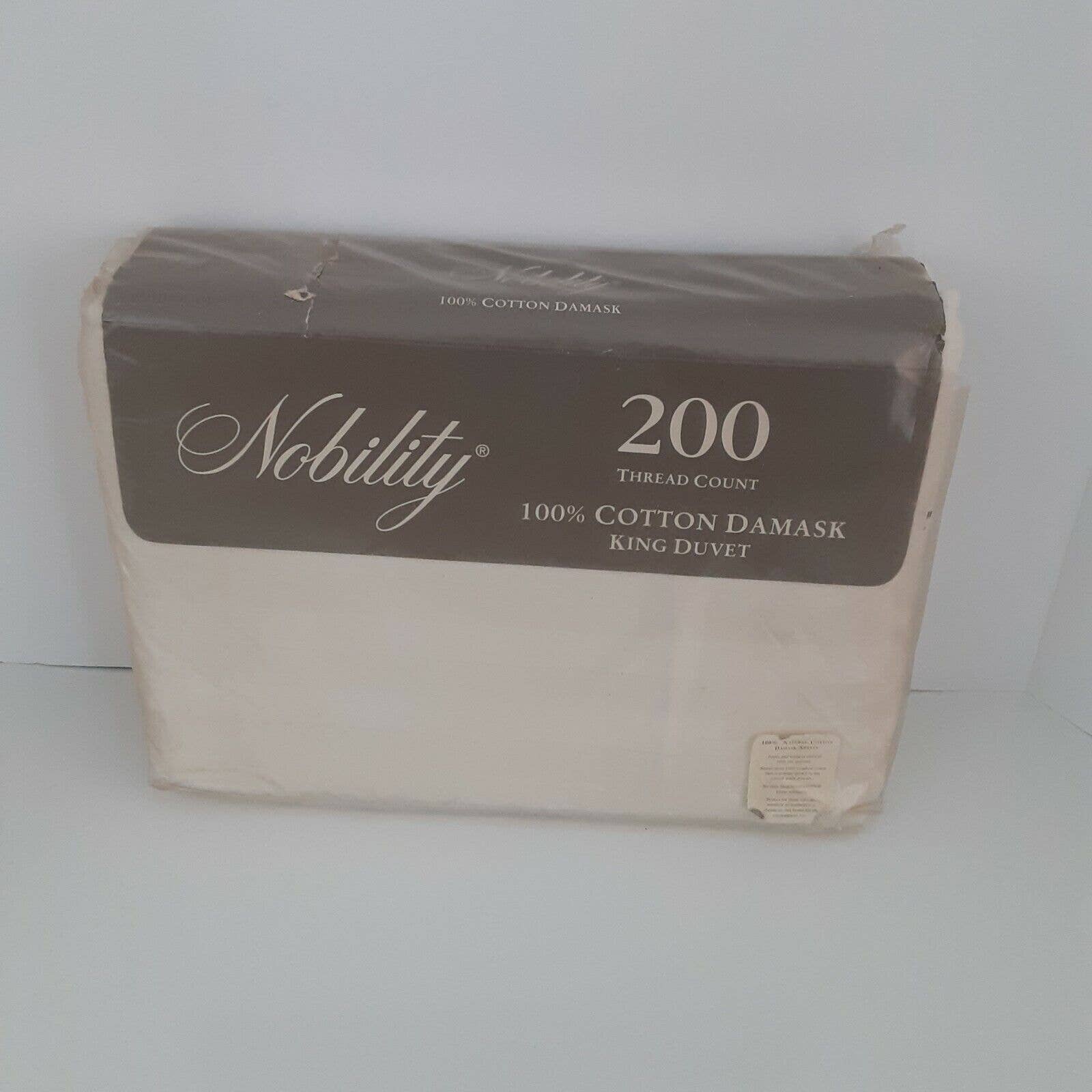 Vintage Nobility King Damask Duvet 104x88 Traditional Comfort