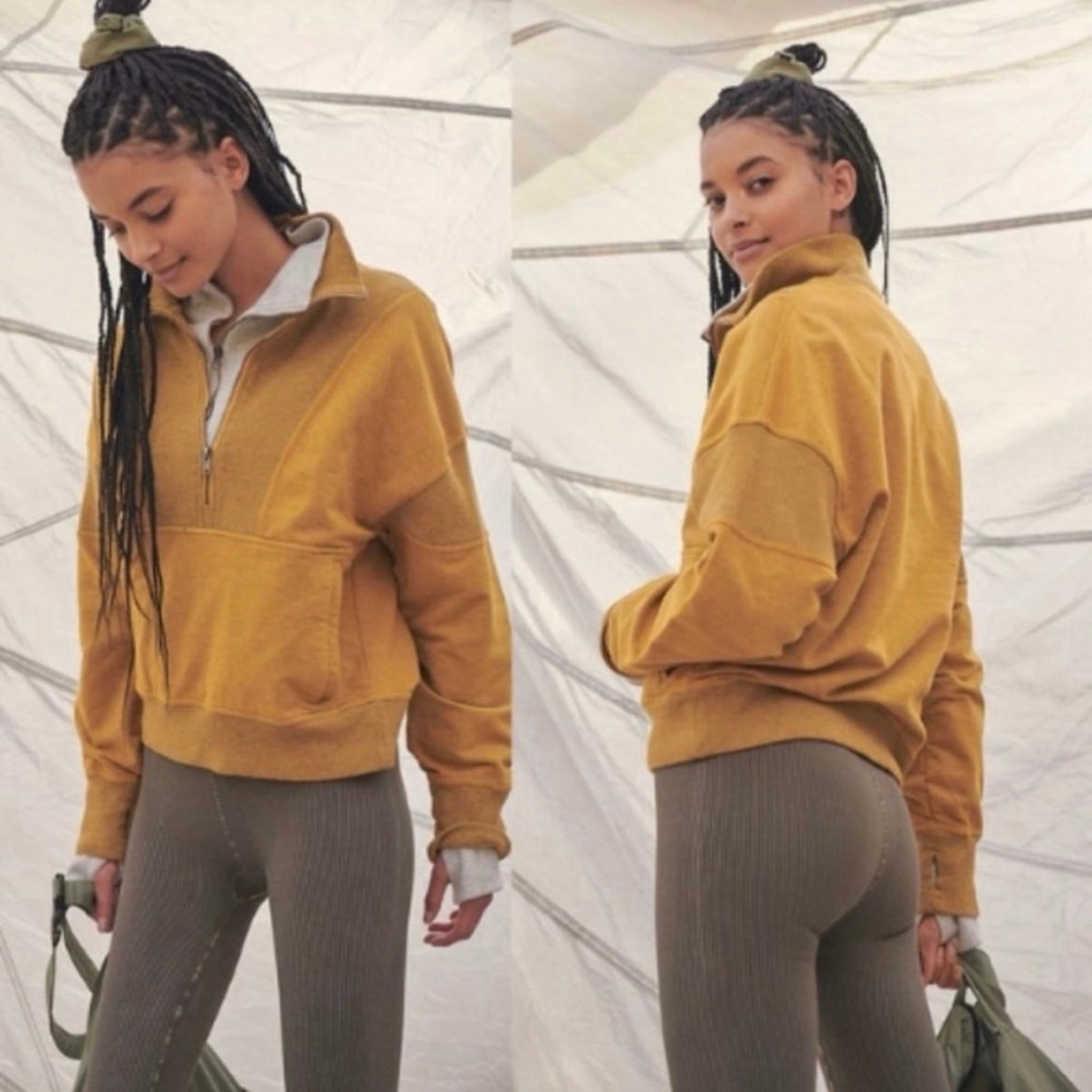Free People Movement Adeline Activewear Workout Yoga Cover Pullover Alchemy