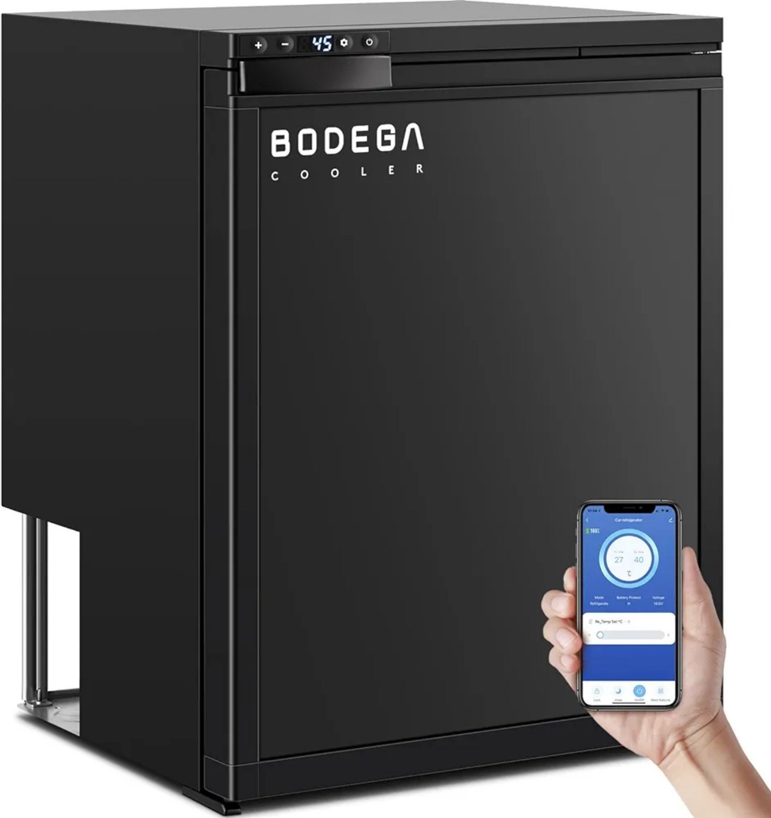 BODEGACOOLER 12 Volt Refrigerator,RV Refrigerator WIFI APP Control