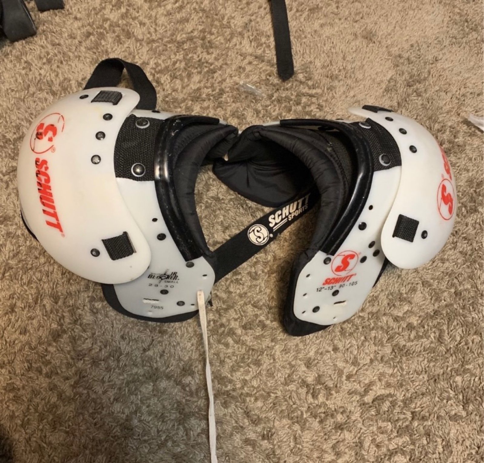 football shoulder pads