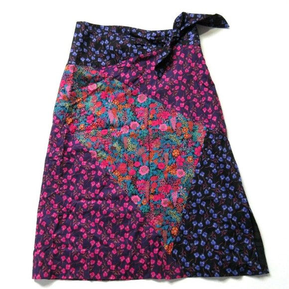 NWT J.Crew Tie-waist Midi in Liberty Mixed Print Patchwork Floral Skirt 4