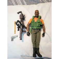 GI Joe Valor Vs. Venom RoadBlock 12 Action Figure with Accessories Hasbro 2004