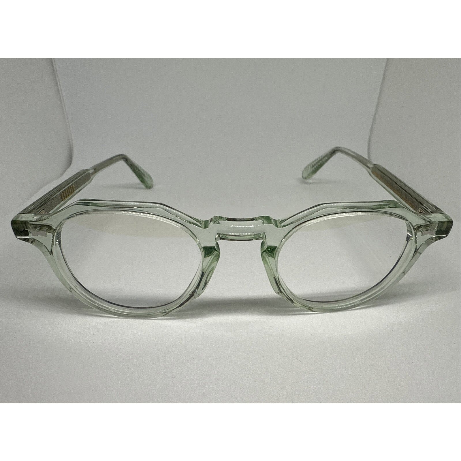 Cubitts Cartwright Clear Green Frame 44mm Eyeglasses