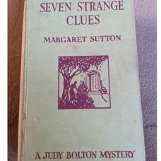 Vintage 1932 Seven Strange Clues: A Judy Bolton Mystery By Margaret Sutton