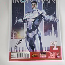 Superior Iron Man #1 Signed By Mike Choi (No C.O.A)